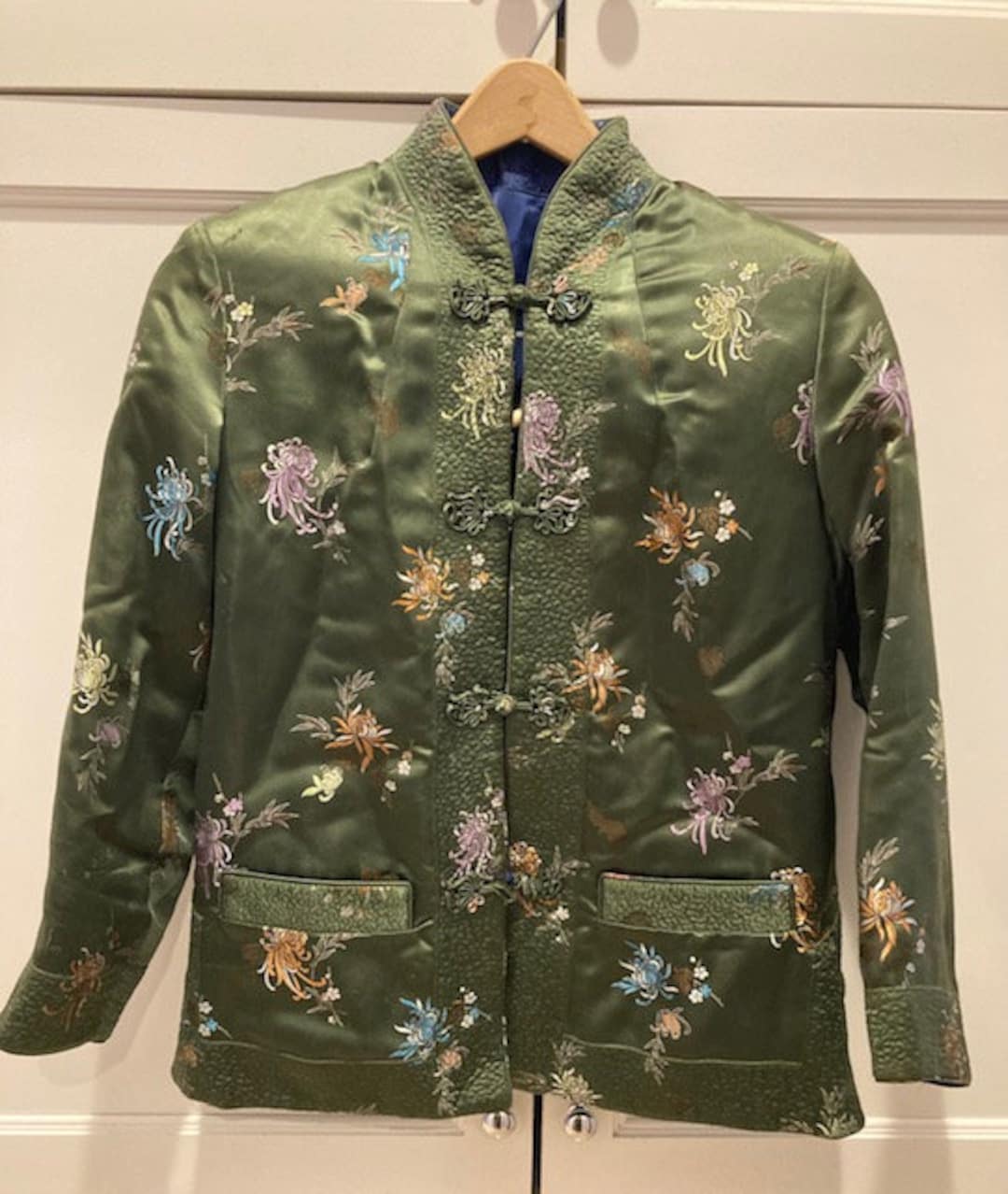 Chinese Silk Padded Jacket Etsy