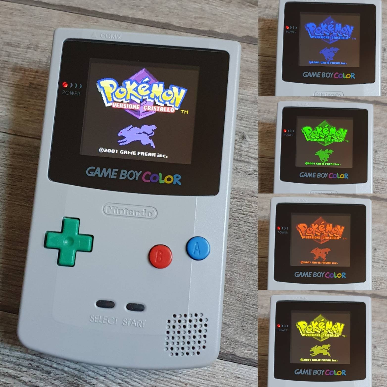 Nintendo Game Boy Color Console IPS backlight display 8 Etsy