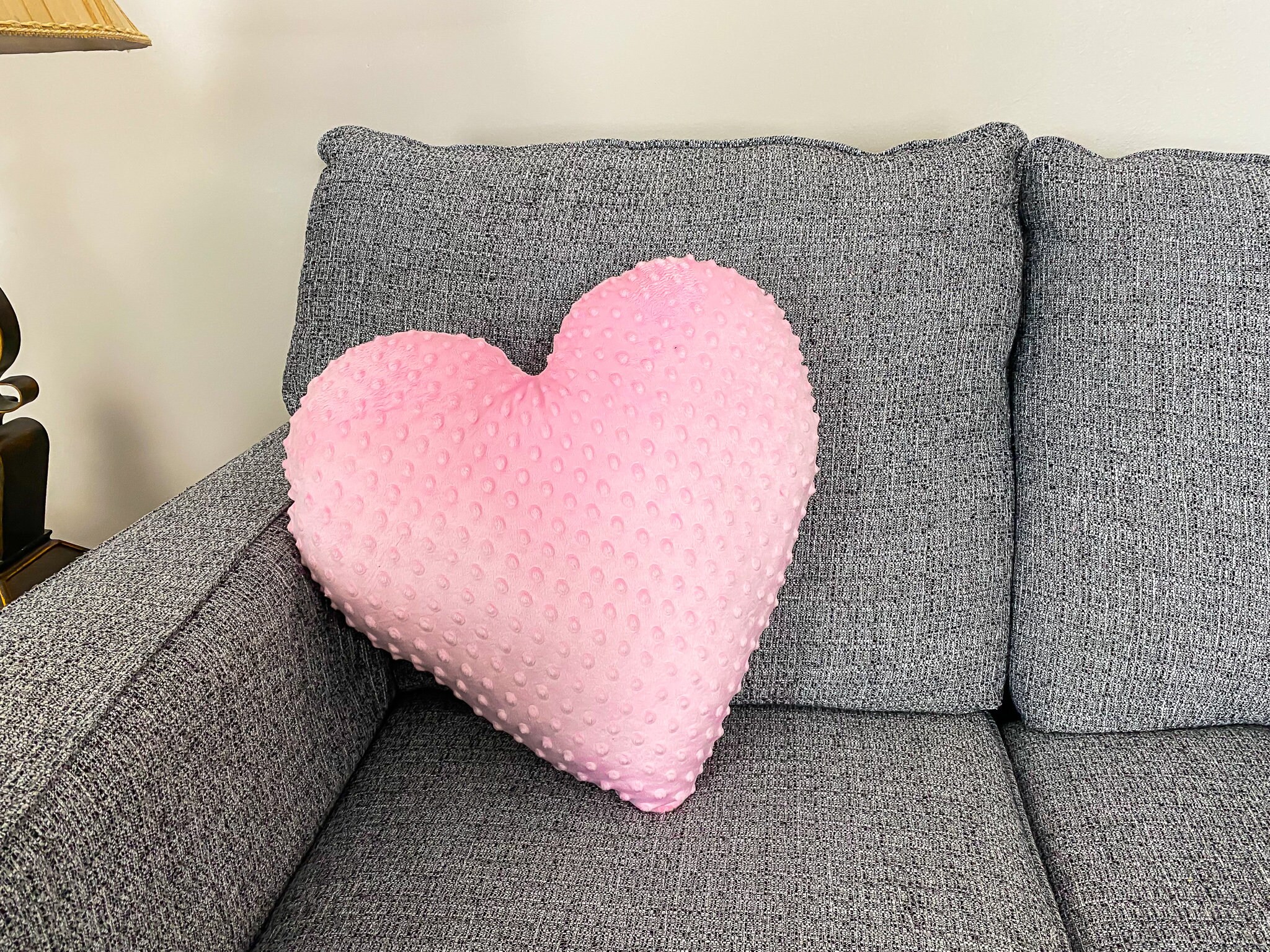 giant heart plush