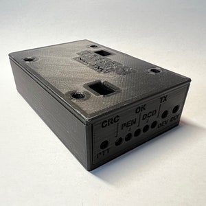 NinoTNC Case - Black 3D Printed for version A4 with opening for Signal Switch