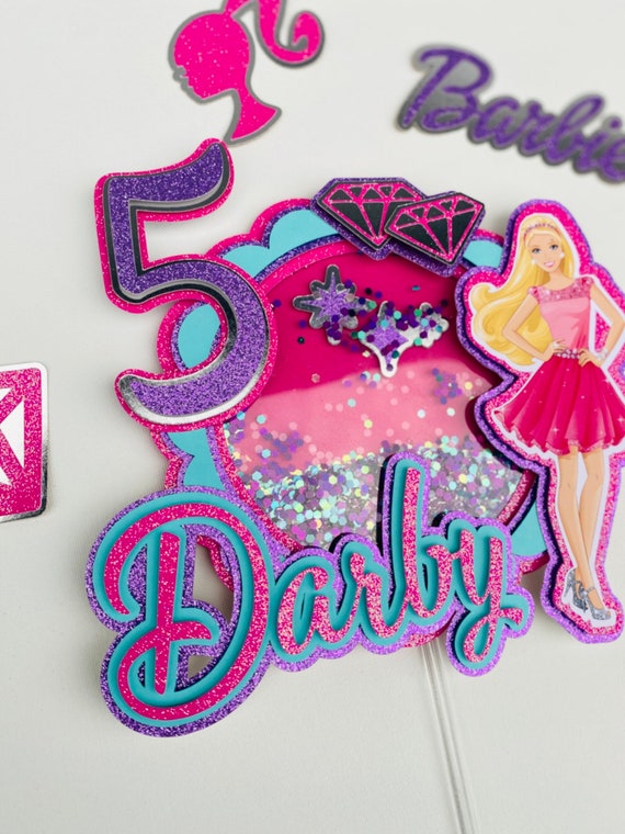 Barbie Cake Topper, Doll Cake Topper, Barbie Custom, Barbie Birthday, Barbie  Inspired Party 