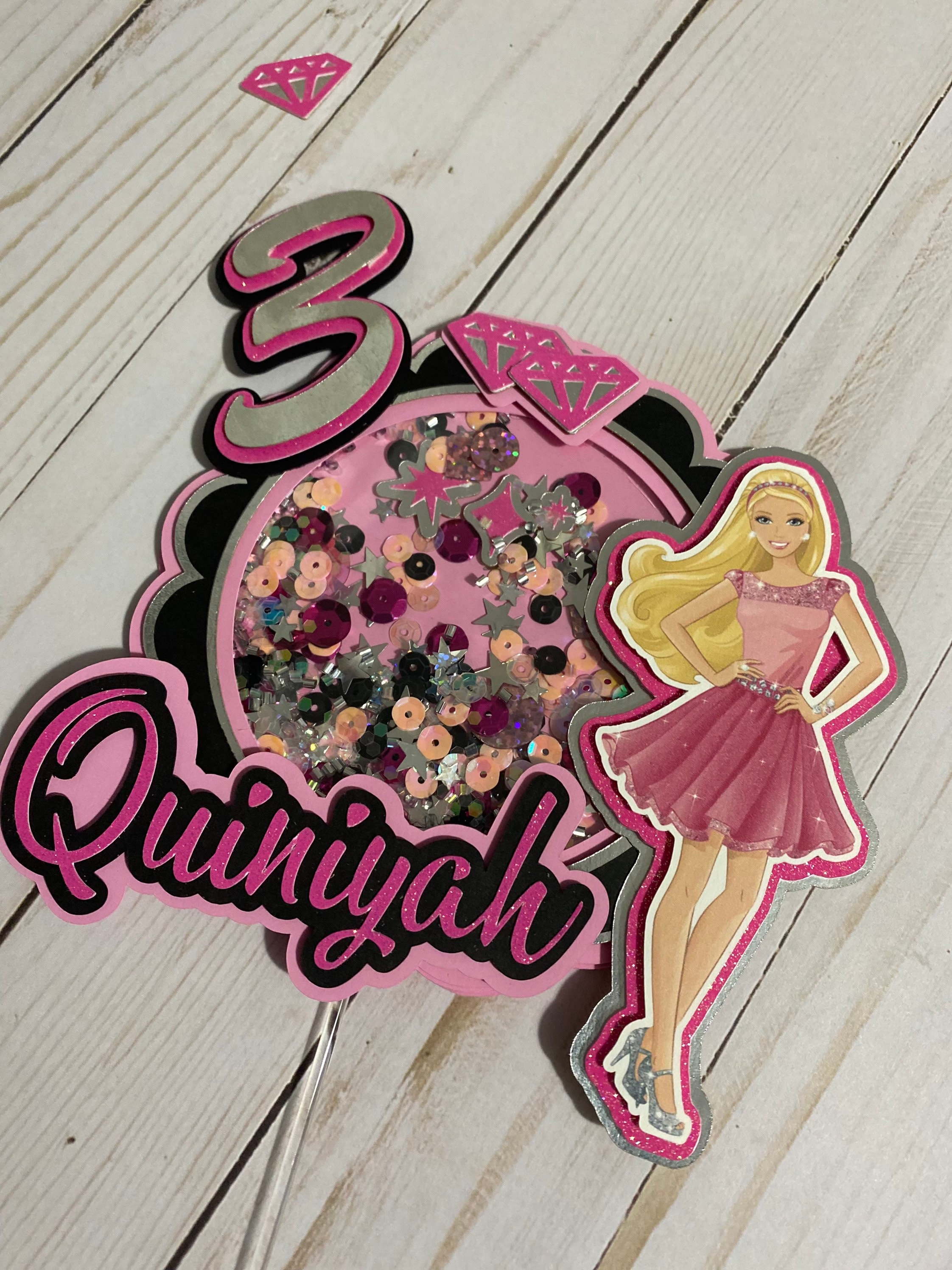 Barbie Cake Topper Doll Cake Topper Barbie Custom Barbie Etsy UK