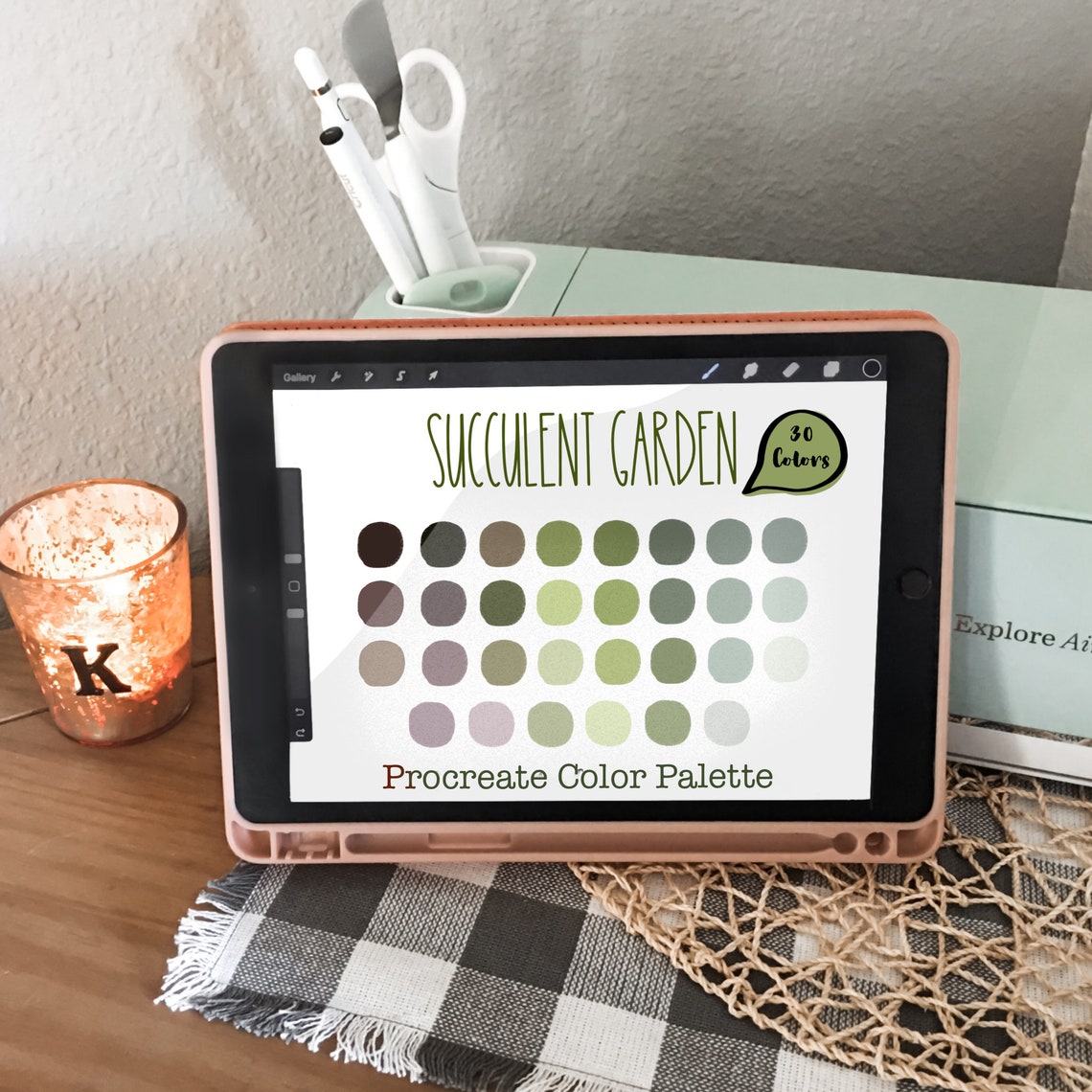 Sukkulenten Garten Procreate Farbpalette Sofortiger | Etsy