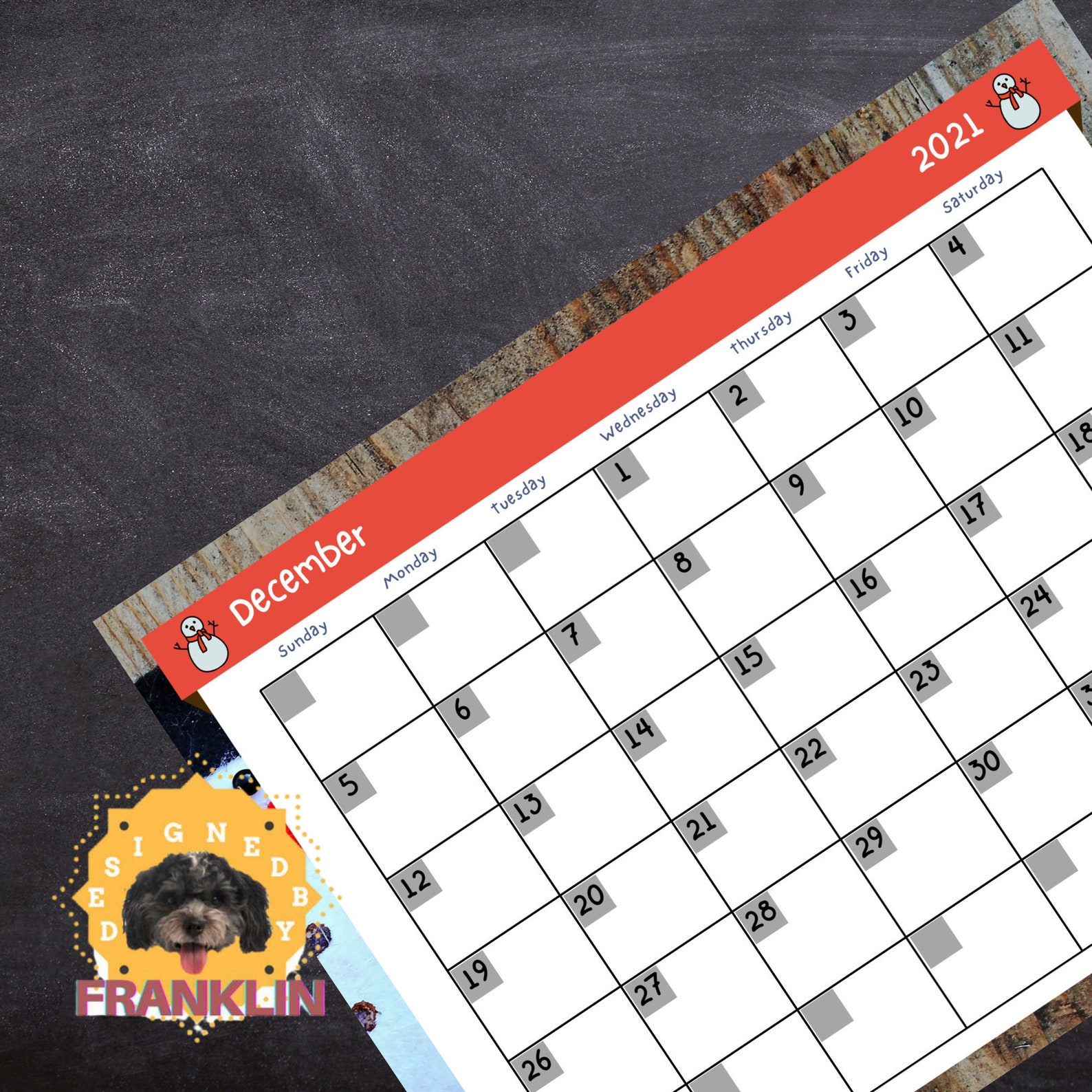 classic calendar for 2021 and blank printable calendar canva etsy