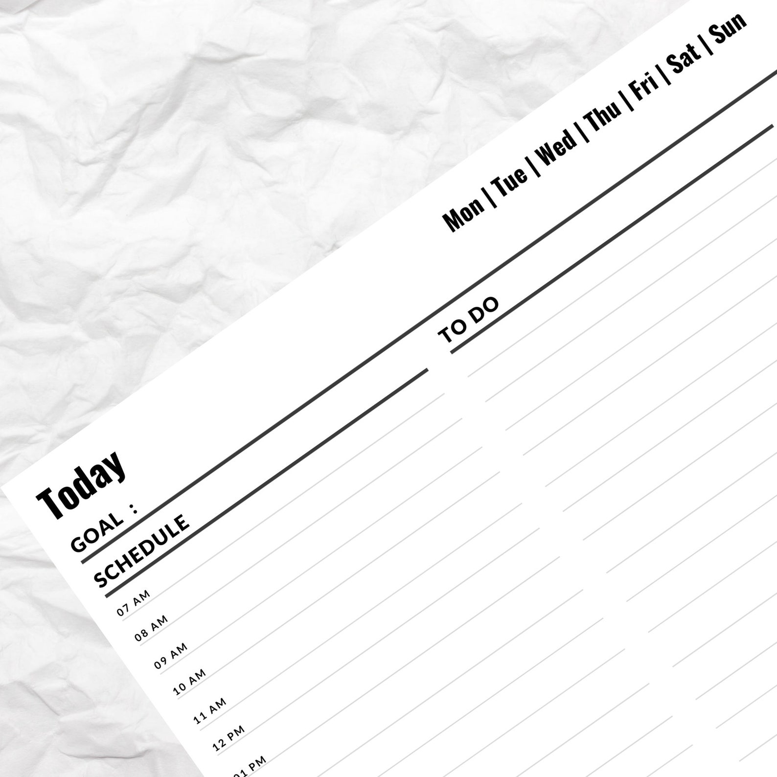 Daily Activity Planner Microsoft Word Editable / Printable / Etsy