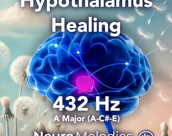 Hypothalamus Healing Soundscape | 432 Hz Frequency, A Major