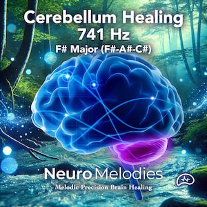 Guérison du cervelet avec une fréquence de 741 Hz | 1 h audio | Licence commerciale incluse