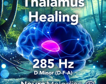 Thalamushealing met een frequentie van 741 Hz | Commerciële licentie inbegrepen (1 uur audiodownload)