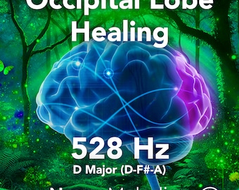 528 Hz Brain Healing Soundscape | Occipital Lobe Recovery | Commercial License Included (1Hr Audio Download)