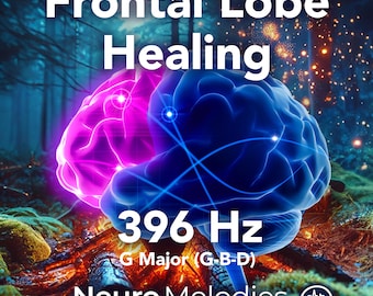 Frontal Lobes Healing Soundscape | 396 Hz, G Major | Commercial License Included (1Hr Audio Download)