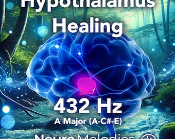 Genezing van de hypothalamus met een frequentie van 432 Hz | Commerciële licentie inbegrepen (1 uur audiodownload)