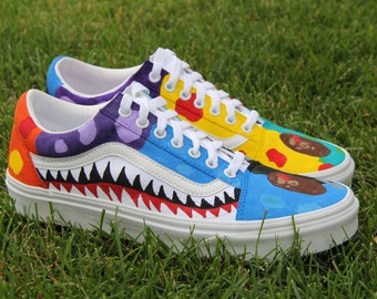 colorful shoes vans