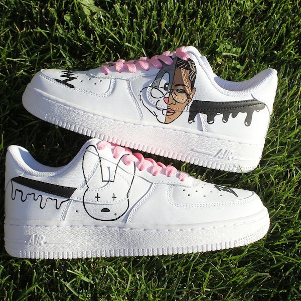 Custom Air Force 1 "B.Bunny" // Custom Bunny Painted Shoes