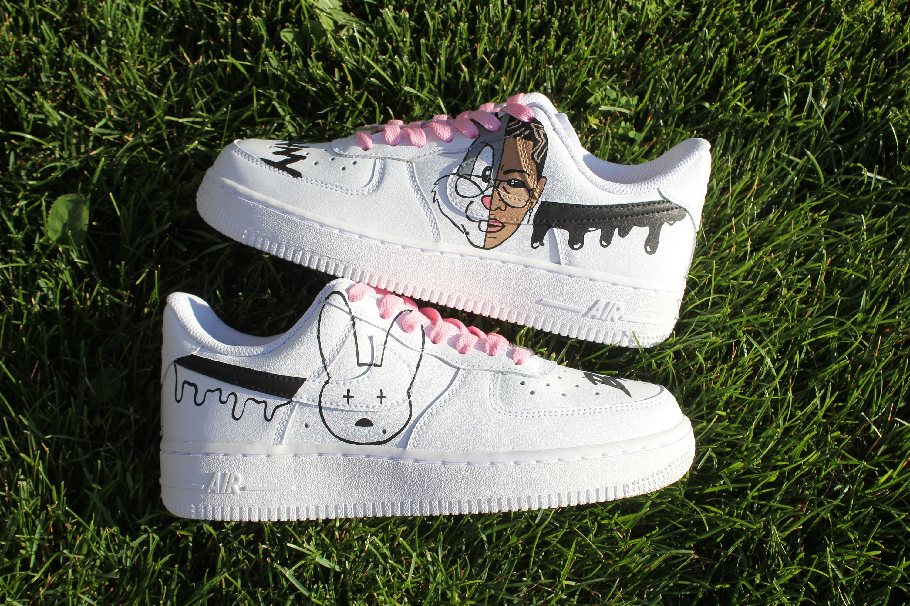 Blue Playboy Bunny Heat Transfer Decal for Air Force 1 Customs. –  theshoesgirl