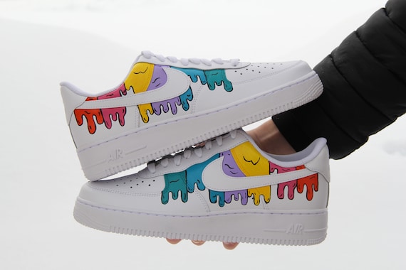 KBMER - Custom Drippy Supreme Nike Air Force Ones for a