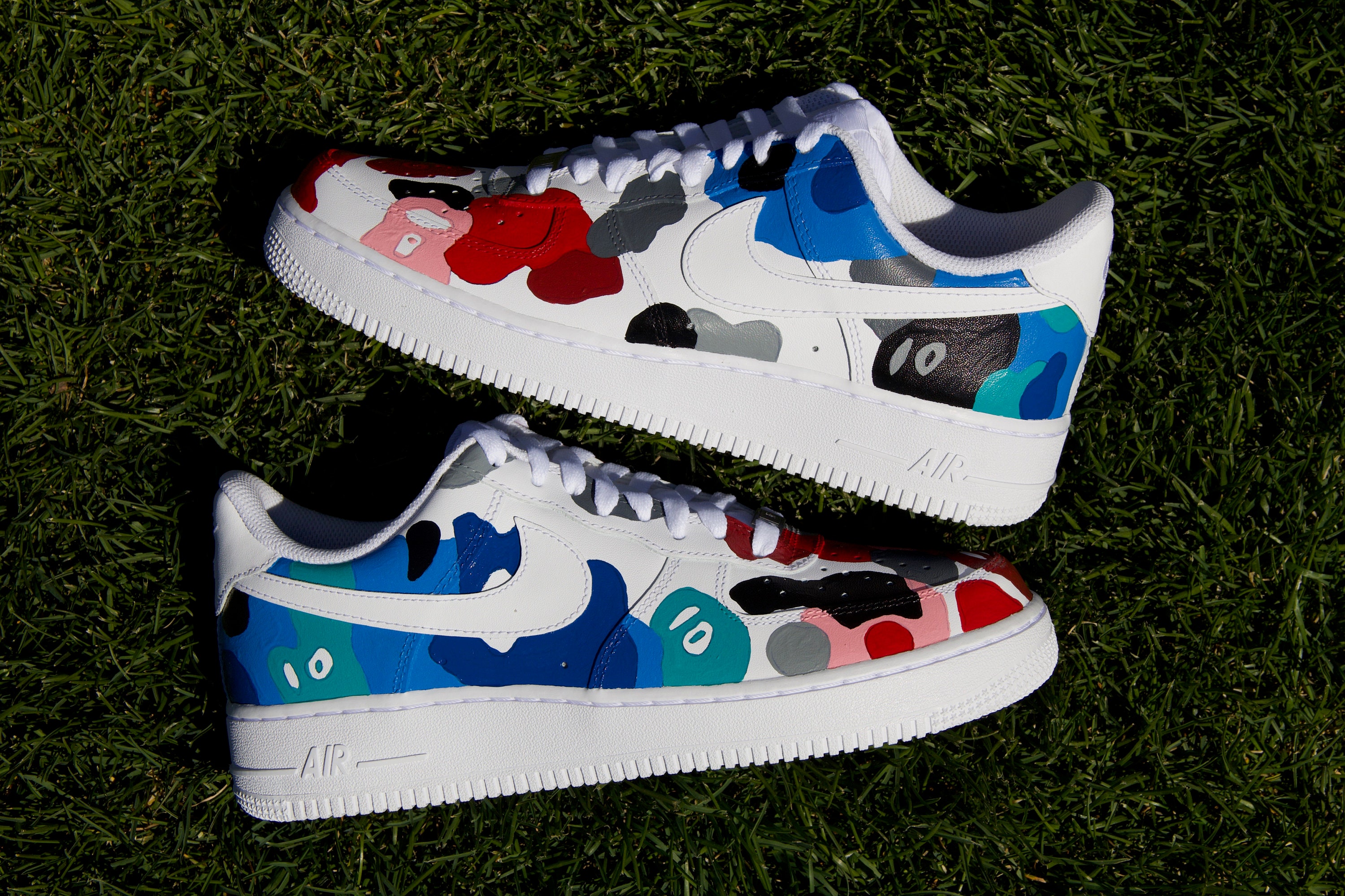 Custom Air Force 1 Bape // Bape Pattern Custom - Etsy España