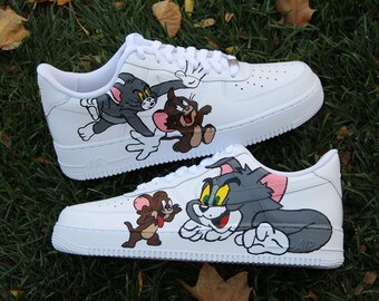 Custom Air Force 1 tom \u0026 Jerry // Cartoon Artwork | Etsy Israel