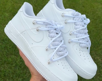 Nike Air Force 1 ホワイト ロープカスタム NIKE (ナイキ) / CUSTOM AF1 / WHITE - GANGSTA MARKET