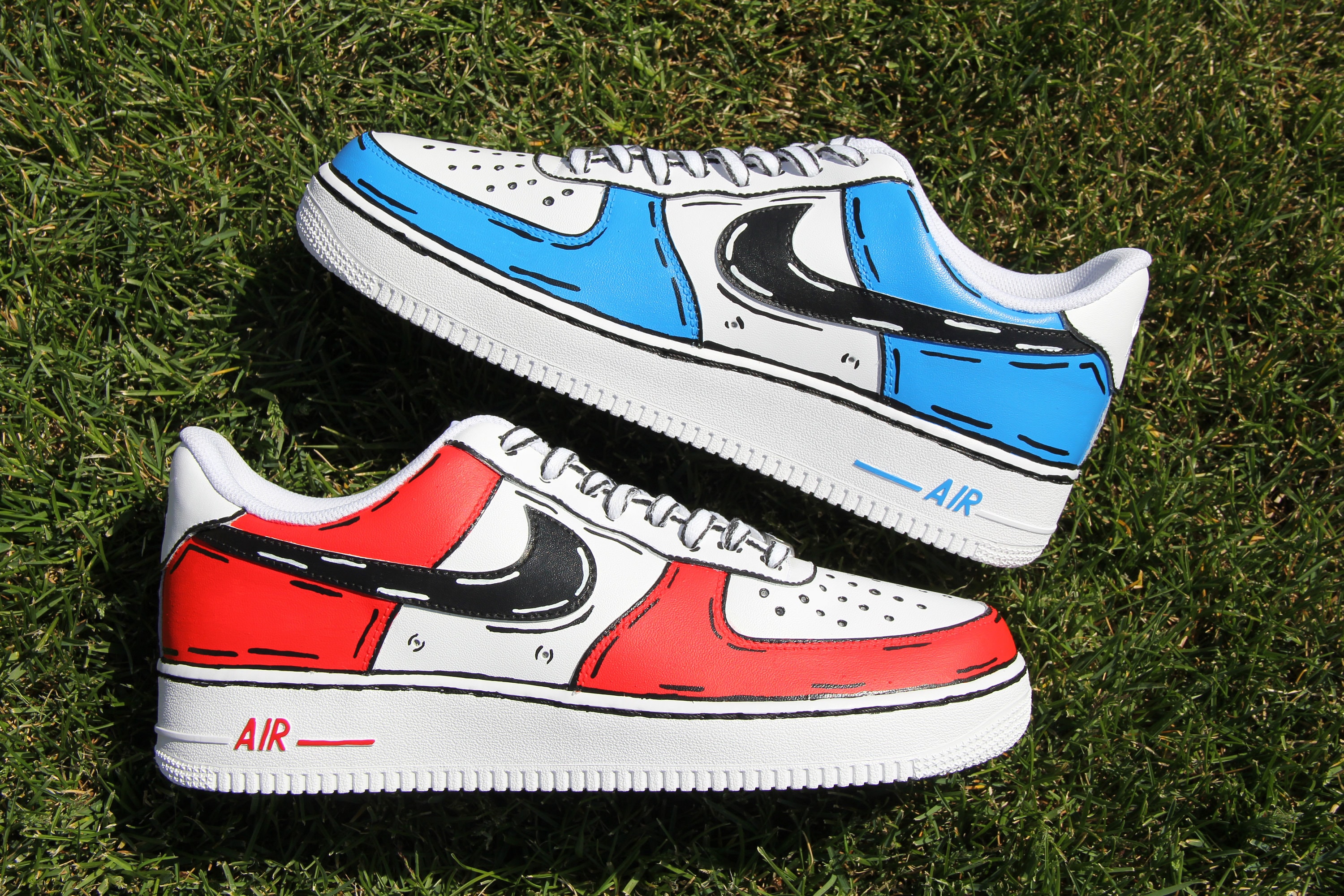 air force red white and blue