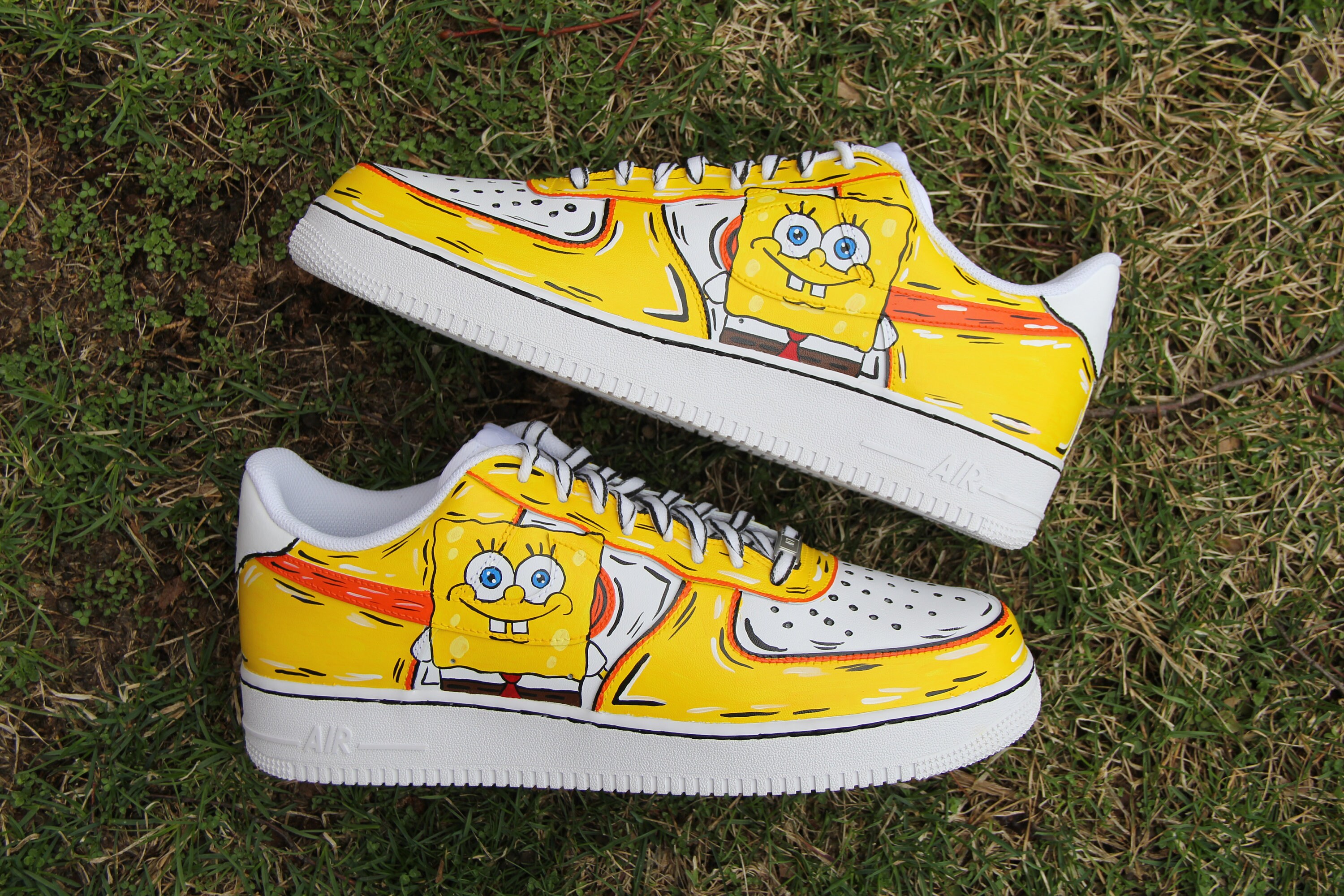 Spongebob Squarepants Custom Nike Air Force Pick Your Size Australia