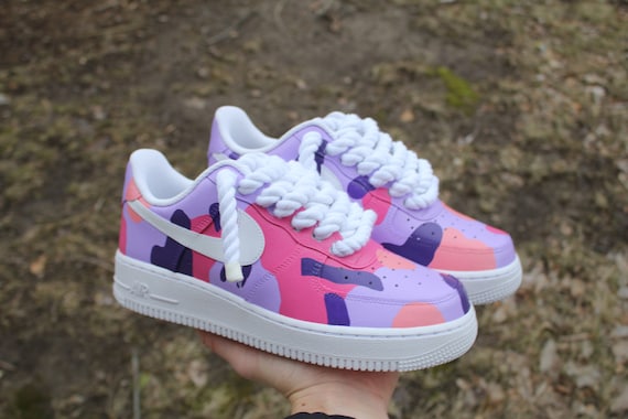 Air Force 1 Rope Laces Purple