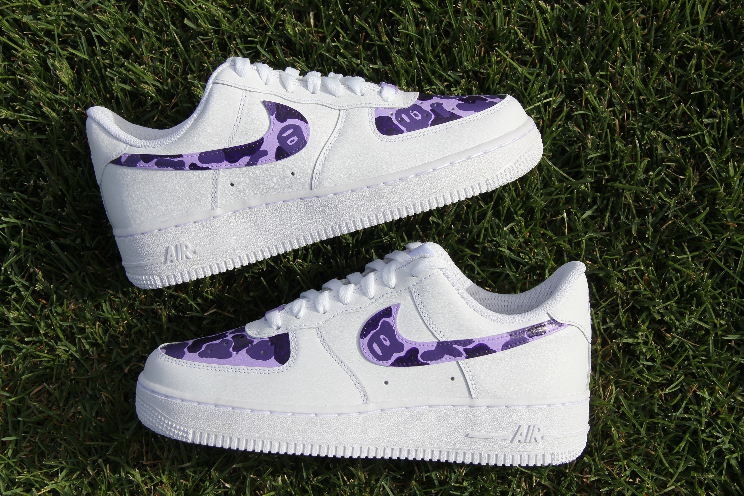 purple bape af1
