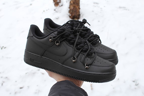 Air force noir mat hot sale