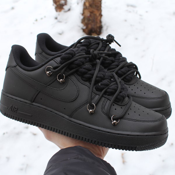 Custom Air Force 1 Black Rope - Make Your Own Air Force 1 Black Rope