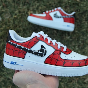 Custom Air Force 1 &quot;Spider” // Spider Print Custom Shoes