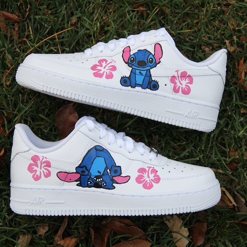 Stitch Custom Original Nike AF1. Handpainted Shoes | Etsy