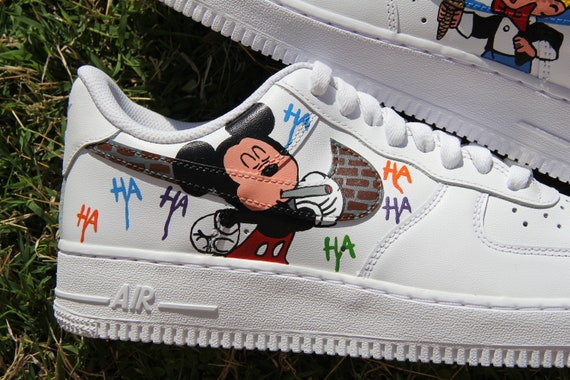 custom air force 1 mickey mouse