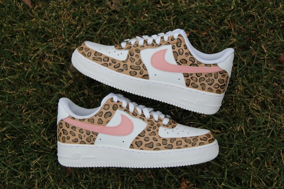 Custom Zebra Print Air Force 1