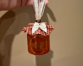 Honey Christmas Ornaments, Honey Jar Christmas Ornaments