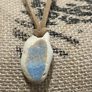 Homemade Sea Pottery Necklace,#163