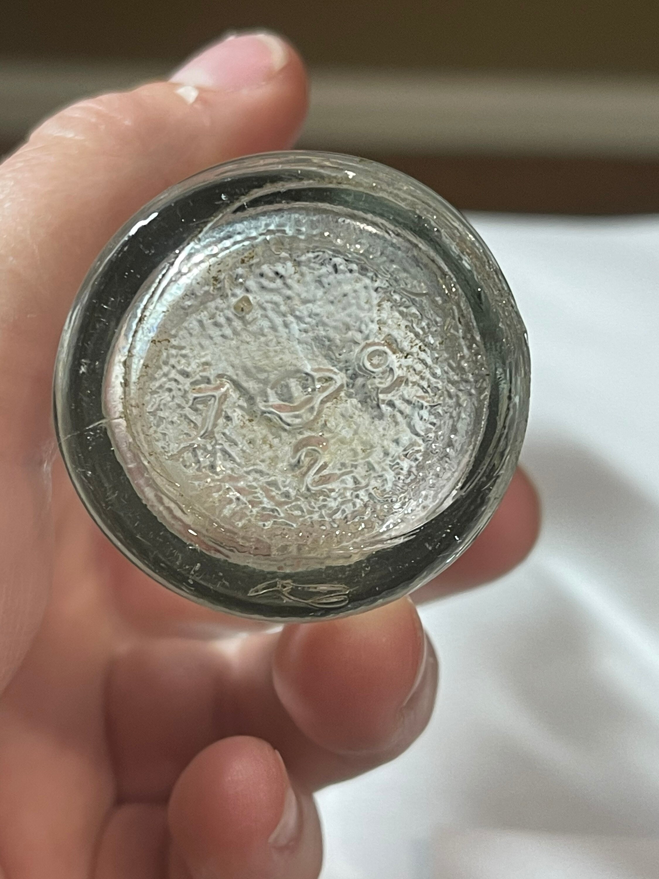 2 Vintage Clear Glass Hot Sauce Bottles 778 Etsy