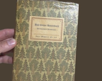 Vintage German “Das kleine Baumbuch” – Insel-Bücherei No. 316 – Willi Harwerth – Illustrated Tree Book