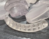 Homemade Light Purple and Clear Sea Glass 574