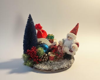 Vintage Christmas Decor, Christmas Decorations, Christmas Centerpieces,#47