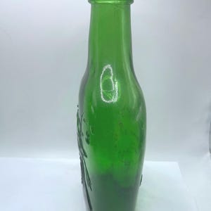 Green Glass Bottle Season’s Greeting Dec.1970 #447