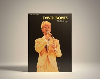 David Bowie Anthology Sheet Music Book Piano Vocal Guitar Hal Leonard #18A