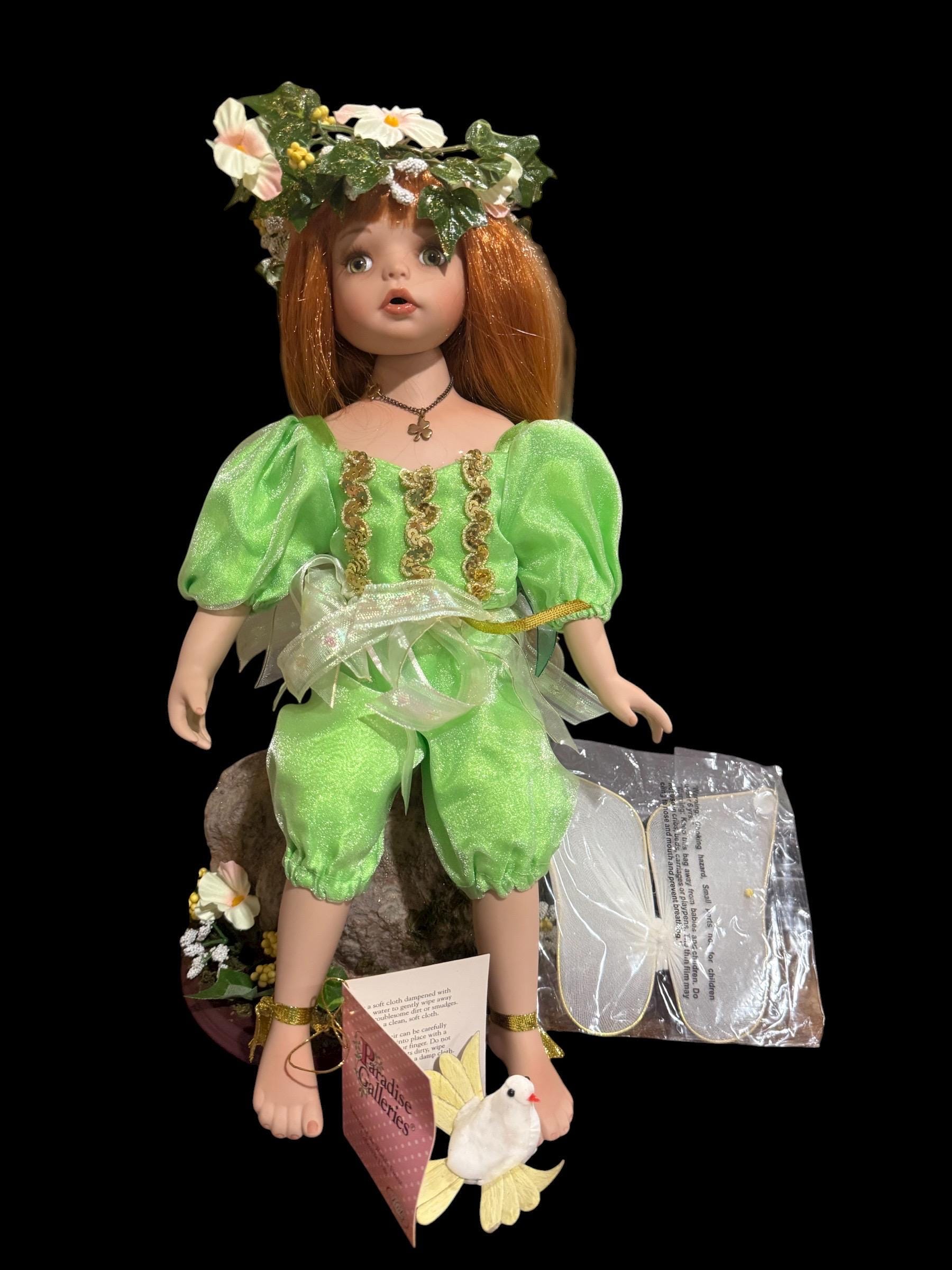 Vintage Porcelain Fairy Doll - Etsy
