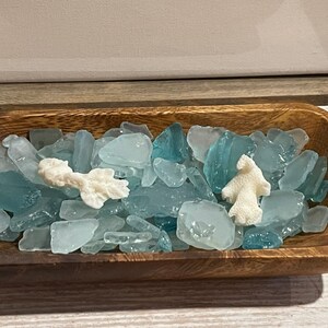 Bulk Sea Glass, Aqua Sea Glass Lot, Coastal Decor, Decoration, Beach House, Frosted Aqua, Turquoise & Aqua Maine Sea Glass #70