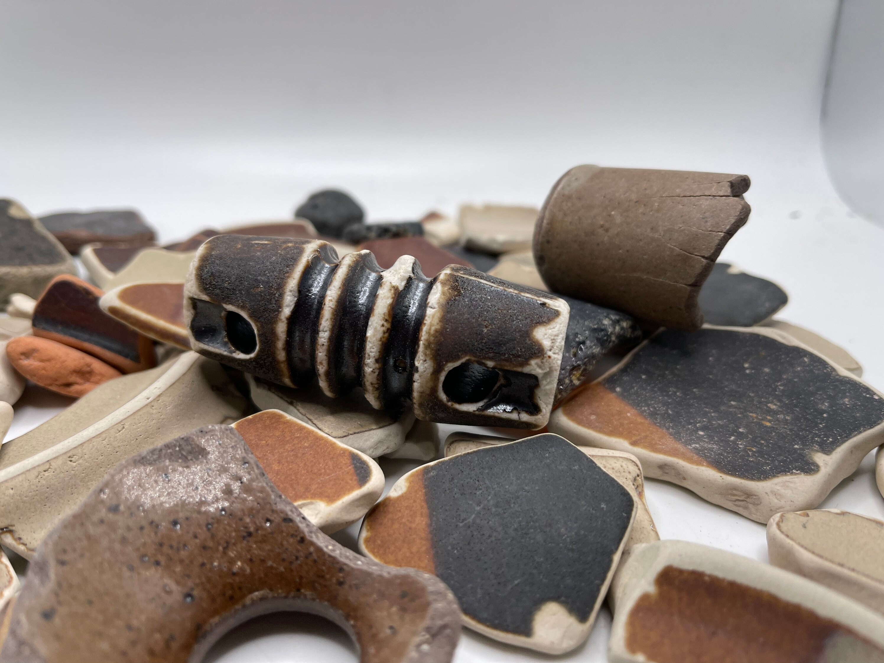 Sea Pottery, Surf Pottery, Homemade Sea Pottery, Brown Sea Pottery