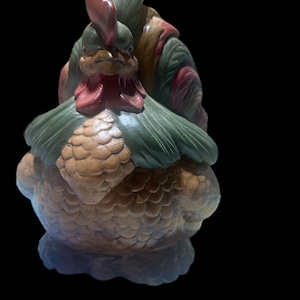 Vintage Rooster Cookie Jar, Gift, Mothers day Gift