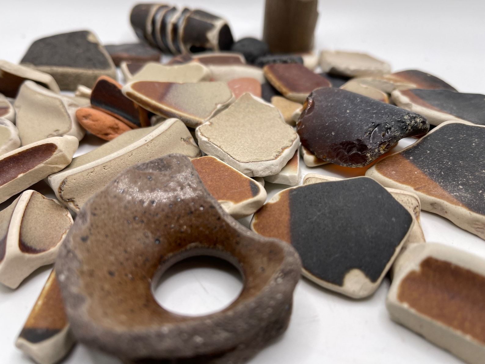 Sea Pottery, Surf Pottery, Homemade Sea Pottery, Brown Sea Pottery