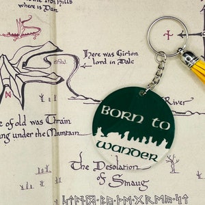 Born to Wander Keychain