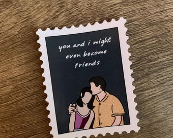 Teen Drama Sticker Stamp | Pacey & Joey | Joey Pacey Season 3 | Joey Potter | Pacey Witter | Capeside | 90s Television | Dawson's Quotes