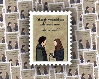 Sticker Stamp | Jess & Rory | Jess Mariano | Rory Gilmore | Team Jess | GG Quotes | Stamps | Stars Hollow | Stickers