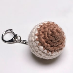 Boobie key chain, little breastfeeding crocheted boob to keep your keys together, key chain for lactation supporters