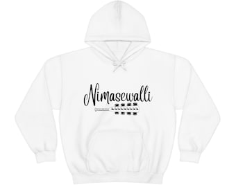 Nimasewalli (I am an Indigenous Person in Nahuatl) Unisex Heavy Blend Hooded Sweatshirt